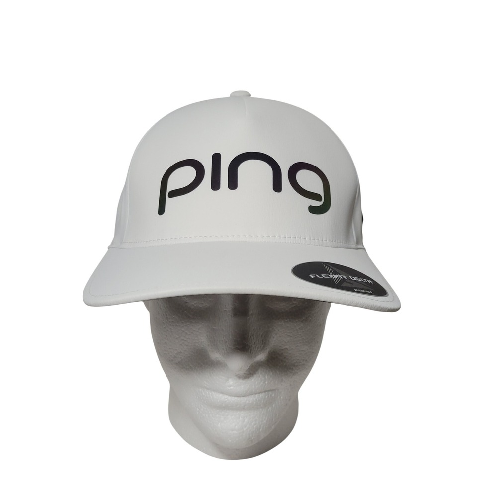 Ping Golf Hat Womens OSFA Strapback Adjustable White Flexfit Delta Performance